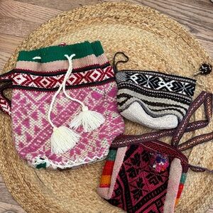 Peru Frazada woven bag lot